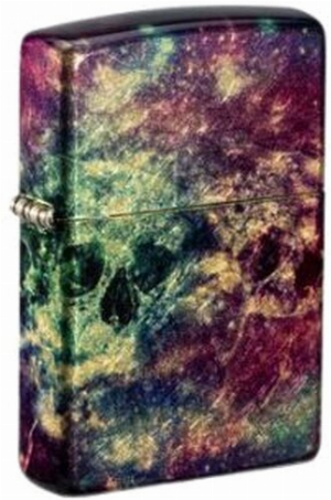 Zippo Feuerzeug color 540 Galaxy Skull