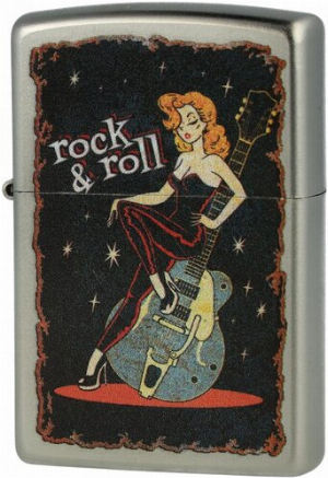 Zippo Feuerzeug Cool Chick satiniert