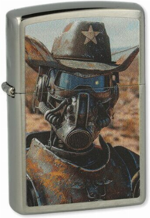 Zippo Feuerzeug Cowboy Robot Design