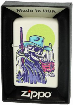 Zippo Feuerzeug Cowboy Skull Wild West