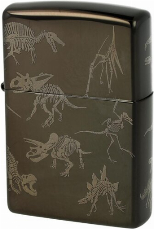 Zippo Feuerzeug Dinosaur Skeletons ebony