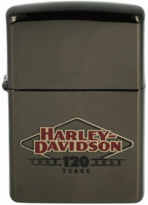 Zippo Feuerzeug Ebony color H.D. 120th Anniversary