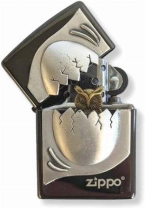 Zippo Feuerzeug ebony Eule Trick limitiert