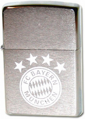 Zippo Feuerzeug FC Bayern Chrom