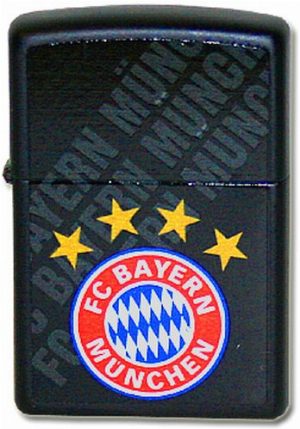 Zippo Feuerzeug FC Bayern Schwarz
