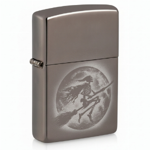 Zippo Feuerzeug Flying Skeleton Black Ice Photo Image