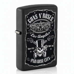 Zippo Feuerzeug Guns N Roses Paradise City Schwarz