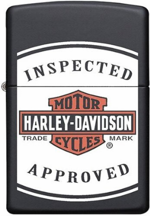 Zippo Feuerzeug Harley Davidson Inspected Approved