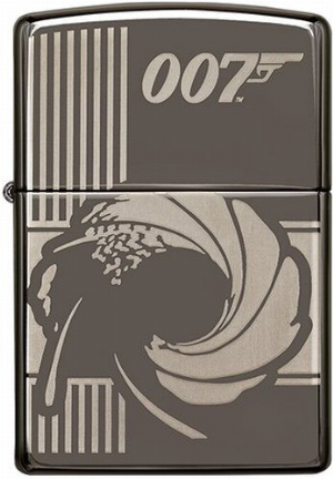 Zippo Feuerzeug James Bond Black Ice