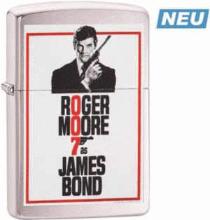 Zippo Feuerzeug James Bond Roger Moore