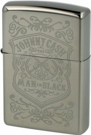 Zippo Feuerzeug Johnny Cash chrom gebürstet