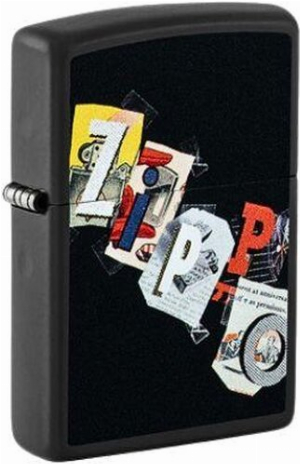 Zippo Feuerzeug Letters Design 