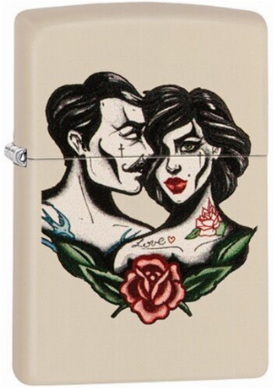 Zippo Feuerzeug Love Tattoo Design