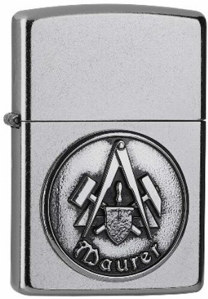Zippo Feuerzeug Maurer Abzeichen
