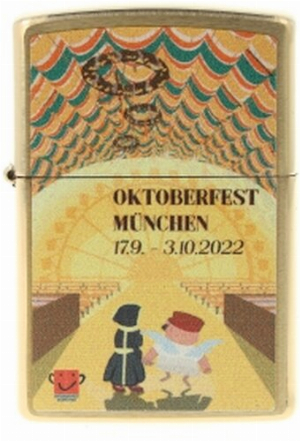 Zippo Feuerzeug Limited Edition Oktoberfest München gold