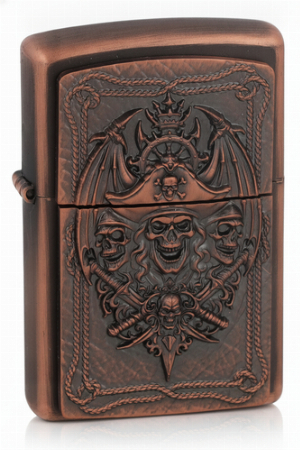 Zippo Feuerzeug Pirate Skull Emblem Limeted Edition 