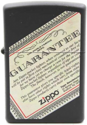 Zippo Feuerzeug Planeta Quarantee