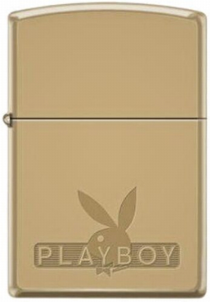 Zippo Feuerzeug Playboy Messing Poliert