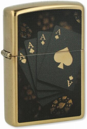 Zippo Feuerzeug Poker Design