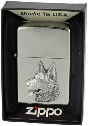 Zippo Feuerzeug Schäferhund