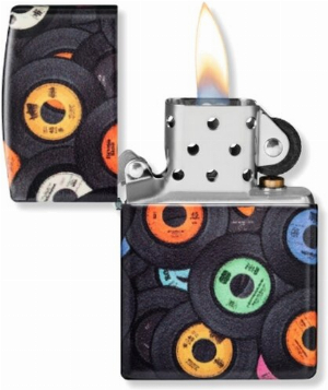 Zippo Feuerzeug schwarz color 540 Records