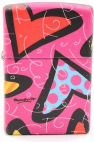 Zippo Feuerzeug Sonderedition Britto Modern Love Violett