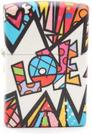 Zippo Feuerzeug Sonderedition Britto Pow Love