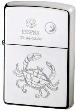 Zippo-Feuerzeug Sternzeichen Krebs