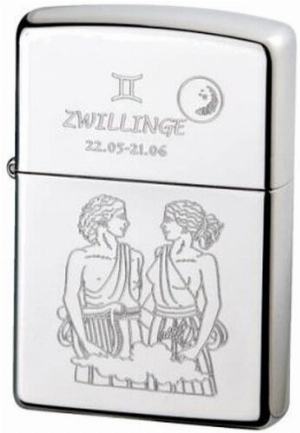 Zippo-Feuerzeug Sternzeichen Zwillinge