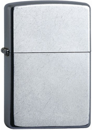 Zippo-Feuerzeug Street Chrom Breit