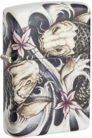 Zippo Feuerzeug Tattoo Koi