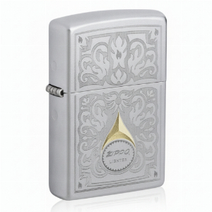 Zippo Feuerzeug TT Zippo Design satin finish