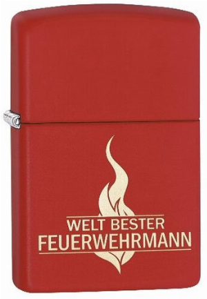 Zippo Feuerzeug Weltbester Feuerwehrmann