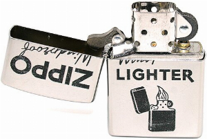 Zippo Feuerzeug Windproof Design Satin Chrom