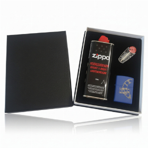 Zippo Millennium Feuerzeug mit Feuerzeugsteine + Benzin in einer Geschenkbox