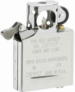 ZIPPO Pfeifeneinsatz Benzin chrom poliert