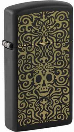 Zippo Slim Feuerzeug Skull