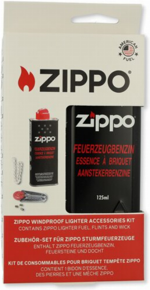 Zippo Starter Kit (Benzin, Steine, Docht) 125ml