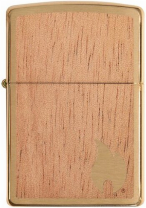 Zippo Woodchuck Brushed Brass