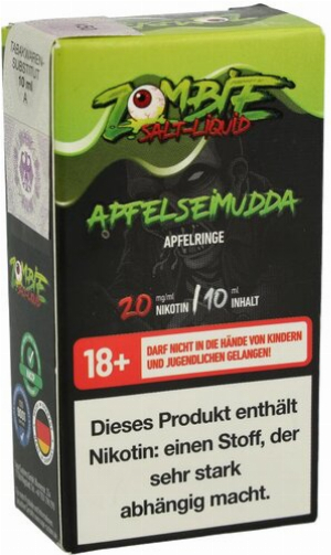 Zombie Nikotinsalz Liquid ApfelSeiMudda 20mg