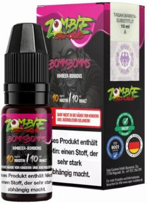 Zombie Nikotinsalz Liquid Bommbomms 10mg