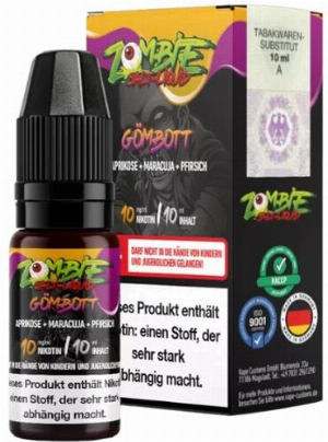Zombie Nikotinsalz Liquid Gömbott 10mg