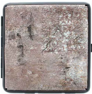 Zorr Zigarettenetui Kunstleder Stone-Design 20er grau-beige