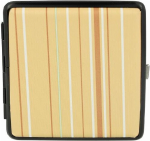 Zorr Zigarettenetui Stripes hellbraun 20er
