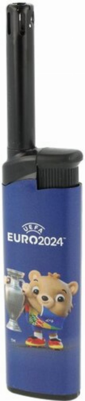 Zorro Mini BBQ UEFA Mascottchen Stabfeuerzeug Euro 2024 Blau