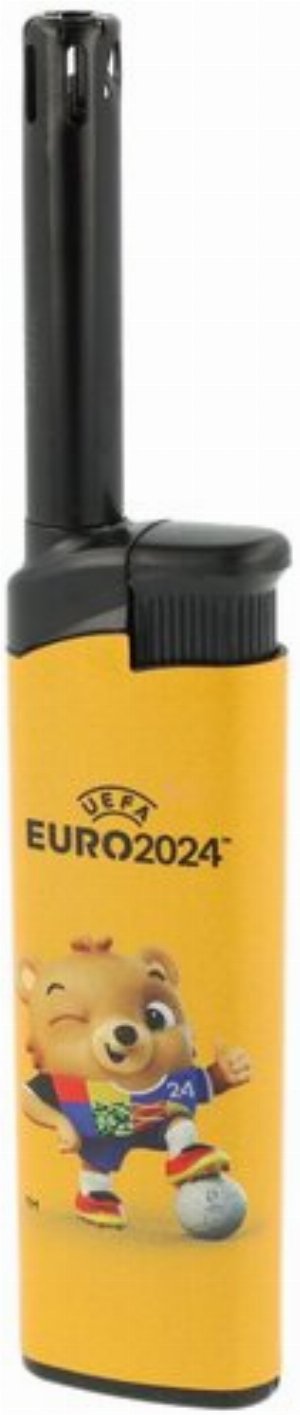 Zorro Mini BBQ UEFA Mascottchen Stabfeuerzeug Euro 2024 Gelb