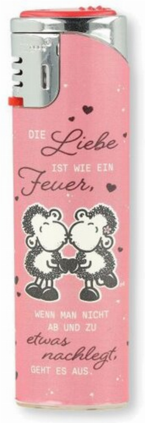 Zorro Sheepworld Heart Die Liebe ist wie ein Feuer, Feuerzeug 6v6