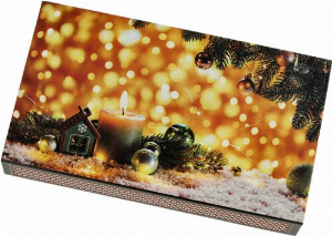 Zündhölzer Christmas Lights 1x45 Stück brennende Kerze