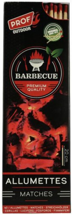 Zündhölzer Prof Outdoor Barbecue 1x40 Stück