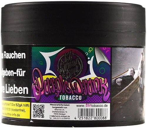 187 Purple Drunk Shisha Tabak 200g 187 Purple Drunk Shisha Tabak 200g